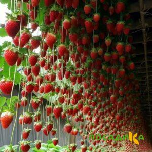 Клубника ампельная Анастасия купить по цене от 370р. в интернет-магазине «Посадика» с доставкой почтой в в Трехгорныйе и по всей России – [изображение №1].