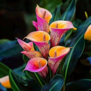 Калла Оникс купить по цене от 450р. в интернет-магазине «Посадика» с доставкой почтой в в Трехгорныйе и по всей России – [изображение №1].