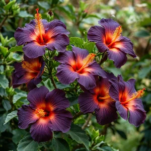 Гибискус Вивида Флэр купить по цене от 279р. в интернет-магазине «Посадика» с доставкой почтой в в Трехгорныйе и по всей России – [изображение №1].